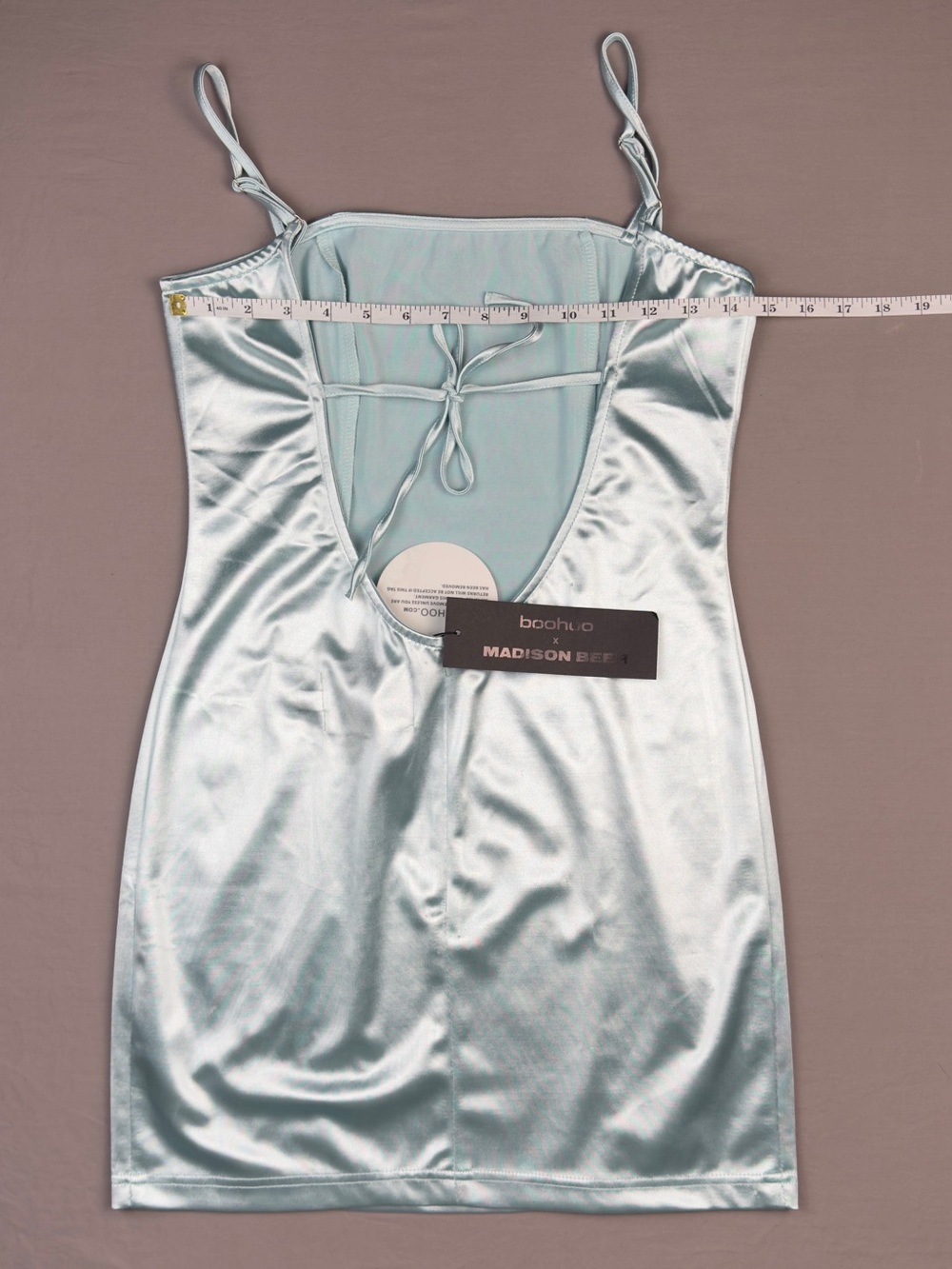 NWT Madison Beer x Boohoo Satin Mini Dress READ